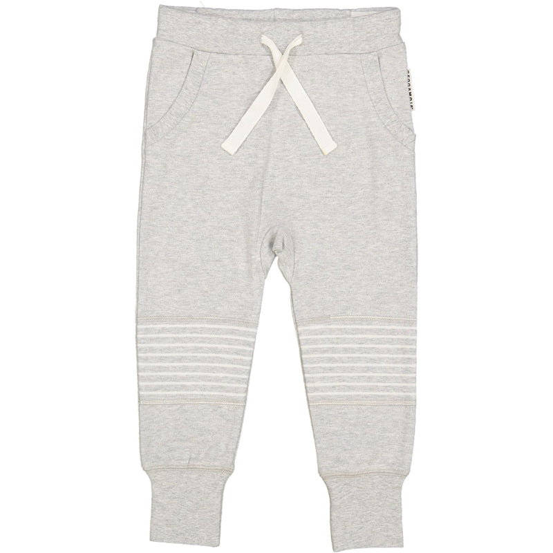 Geggamoja® Organic Cotton Baby/Kids Comfy Pants - BEIGE/WHITE STRIPE –  Danish Woolen Delight