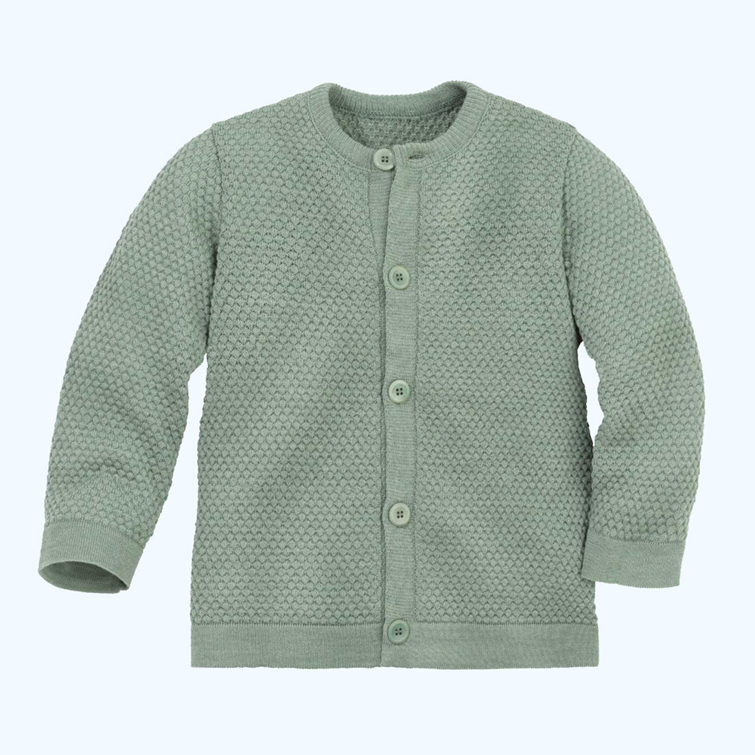 OUTLET DISANA Organic Merino Wool Honeycomb Cardigan for Babies & Kids