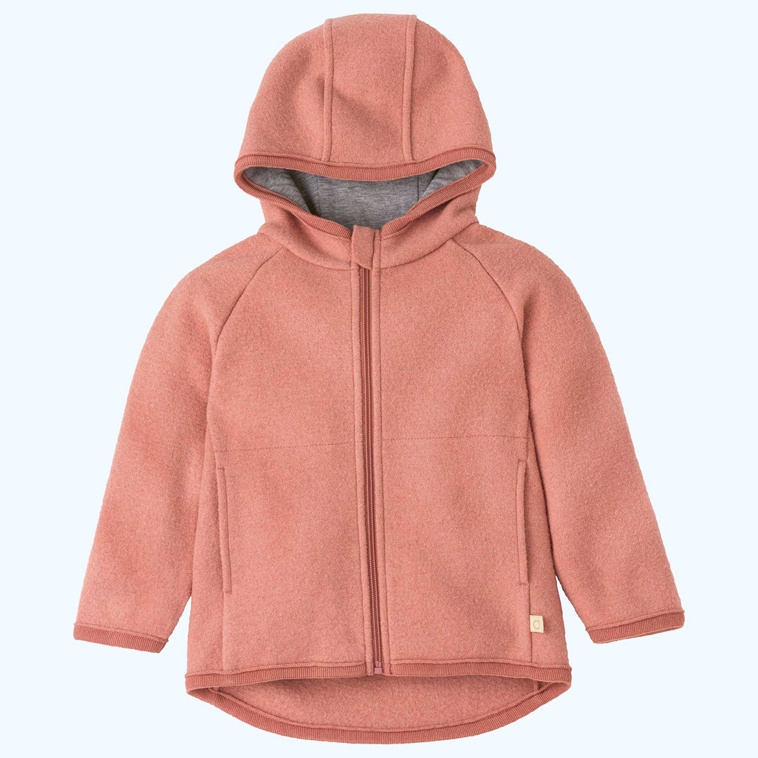 DISANA Kids Boiled Wool Zip Jacket