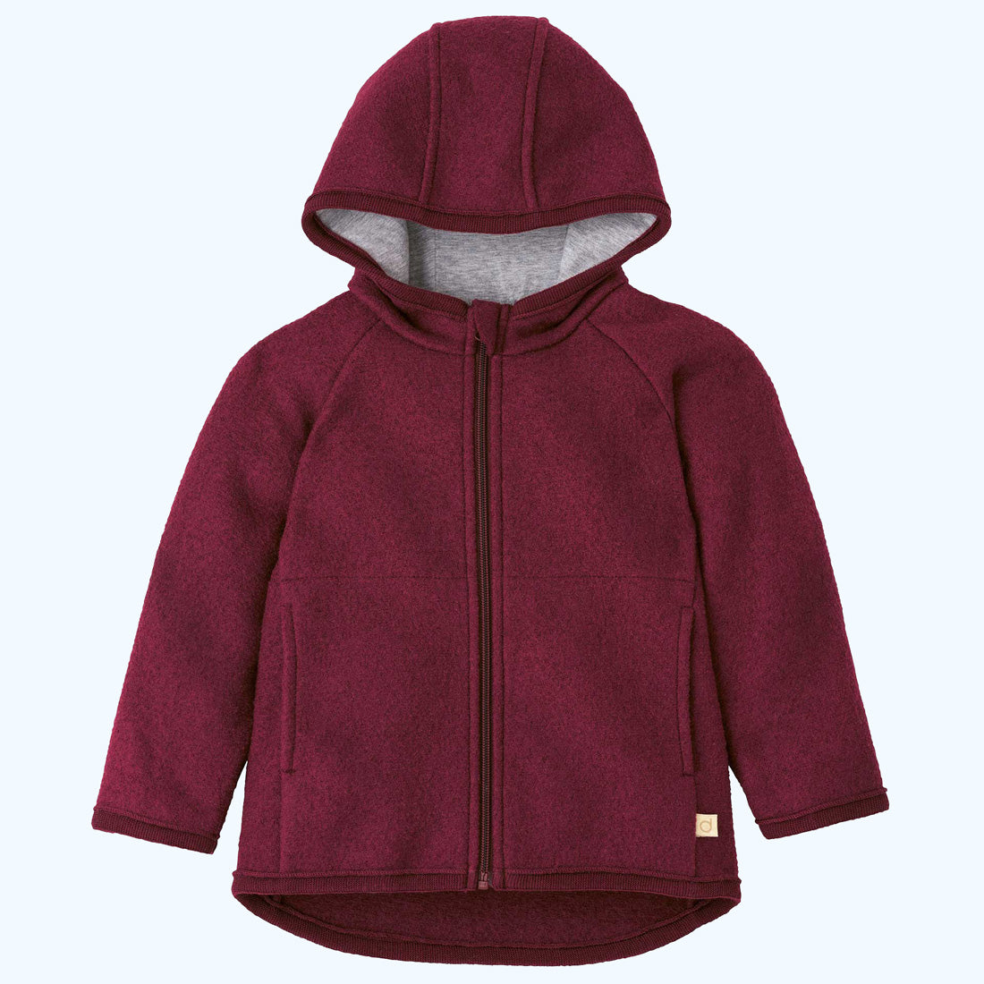 DISANA Kids Boiled Wool Zip Jacket