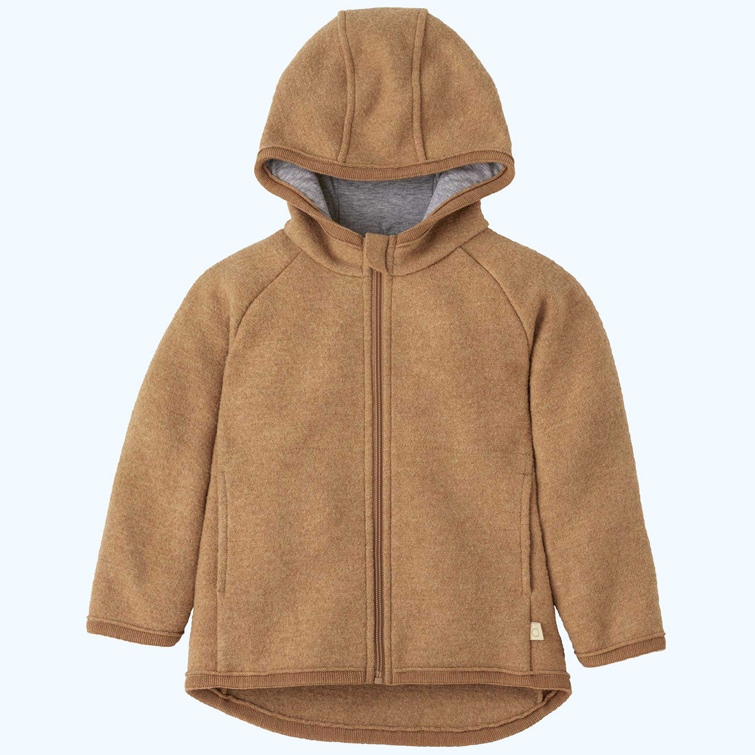 DISANA Kids Boiled Wool Zip Jacket