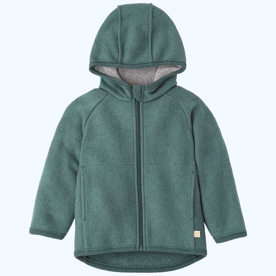 DISANA Kids Boiled Wool Zip Jacket