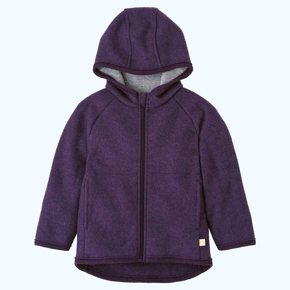 DISANA Kids Boiled Wool Zip Jacket