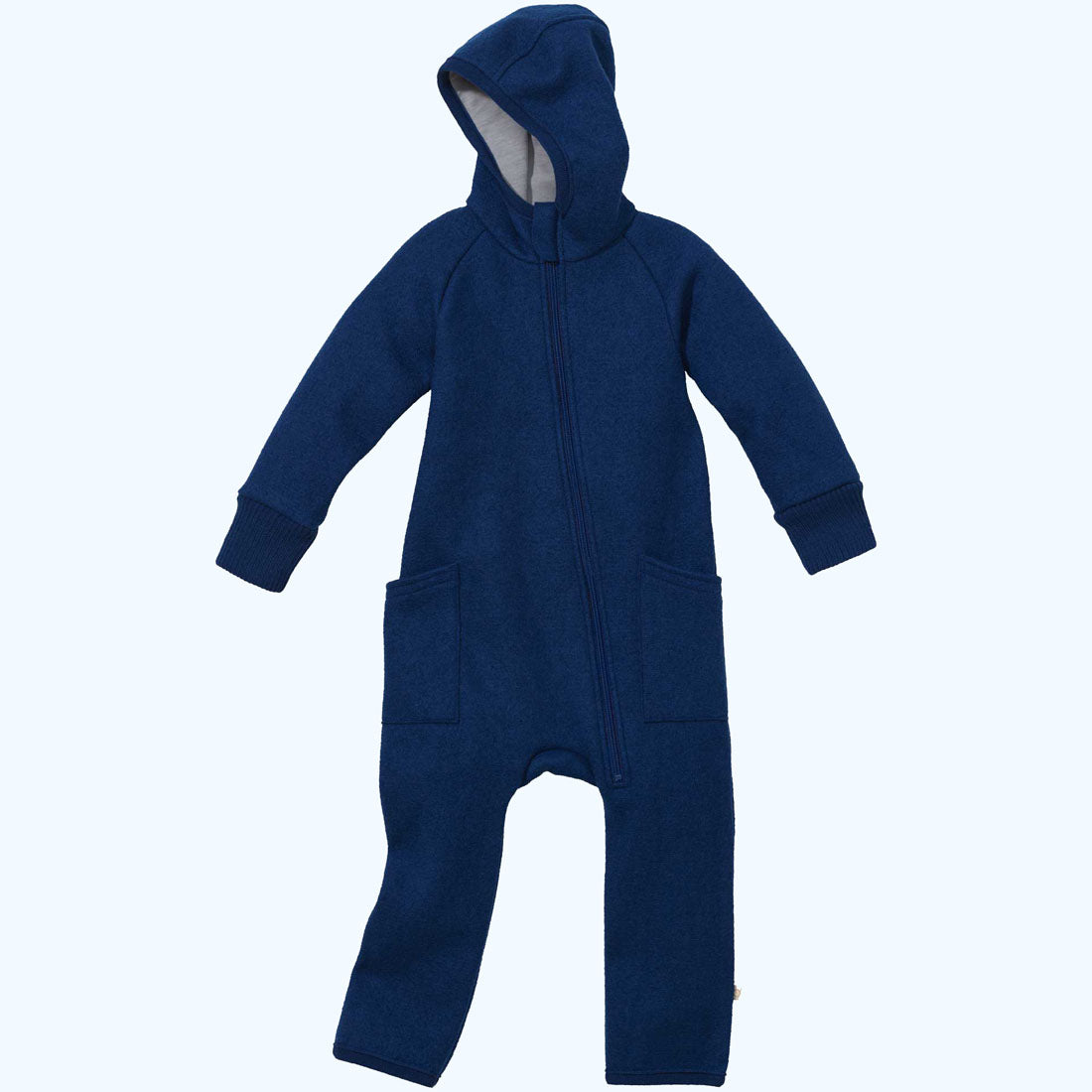 DISANA Boiled Wool Zip-Up Overall
