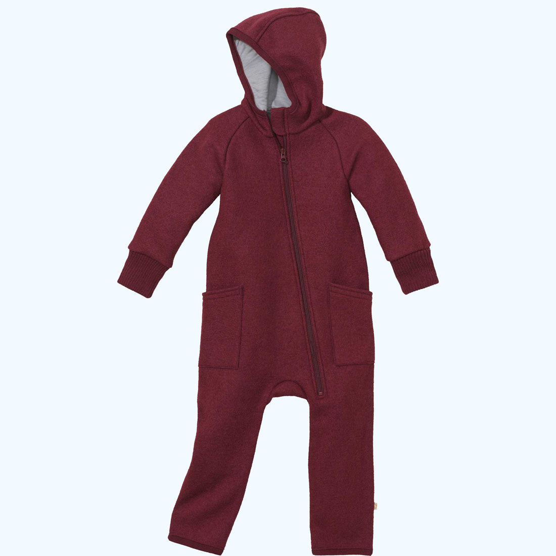DISANA Boiled Wool Zip-Up Overall