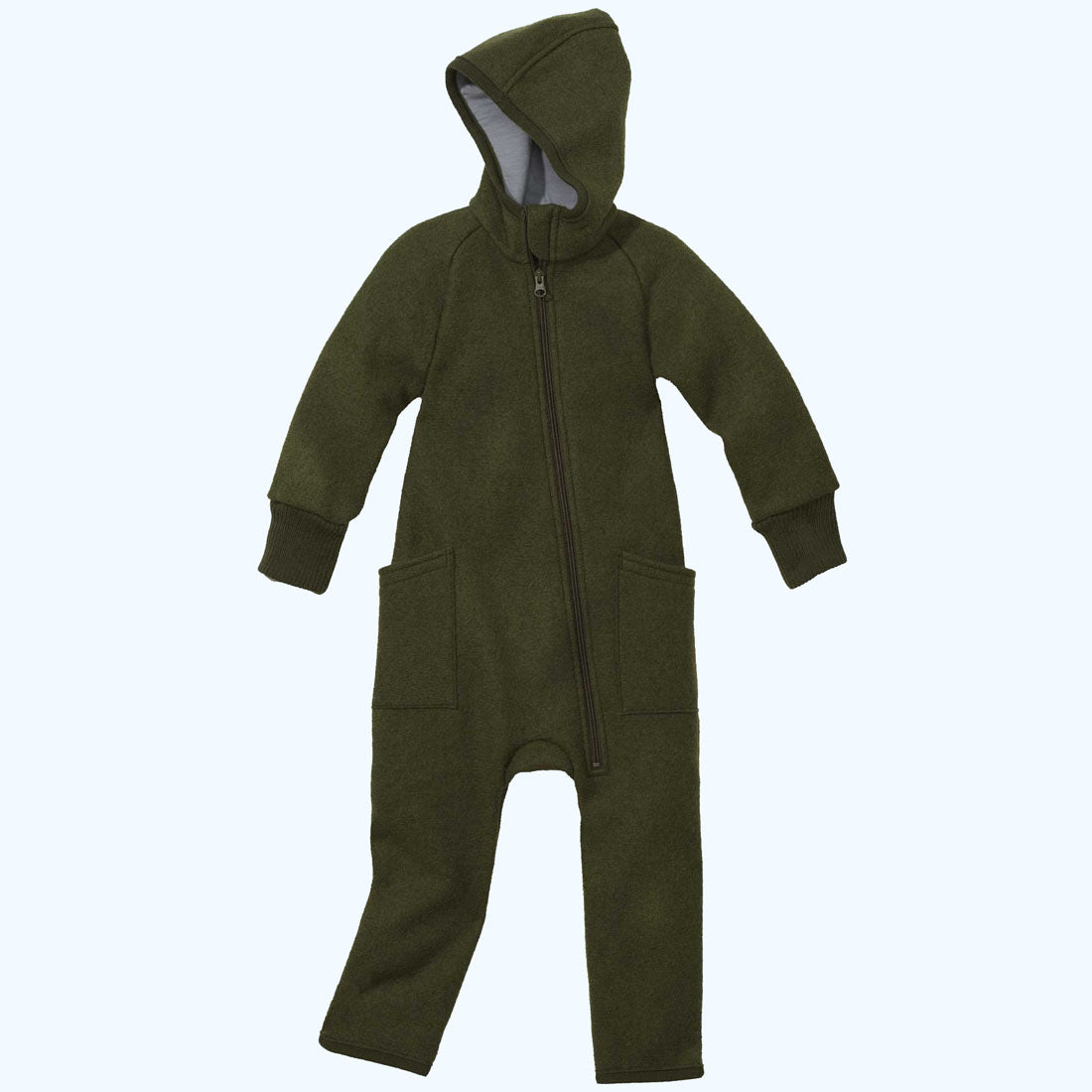 DISANA Boiled Wool Zip-Up Overall