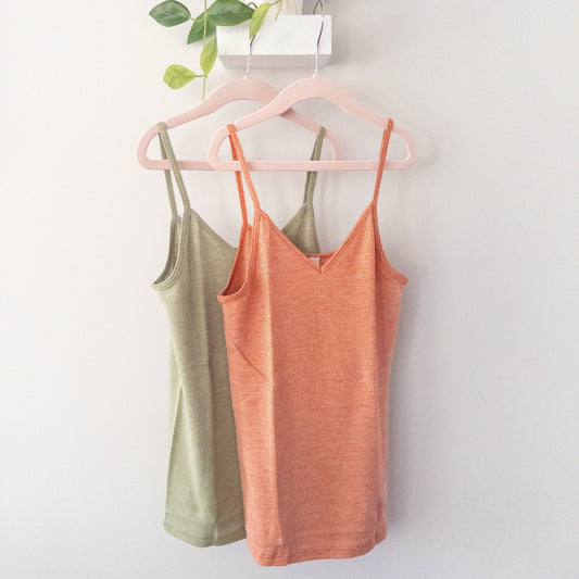 HOCOSA Women's Camisole in Organic Cotton/Wool/Silk