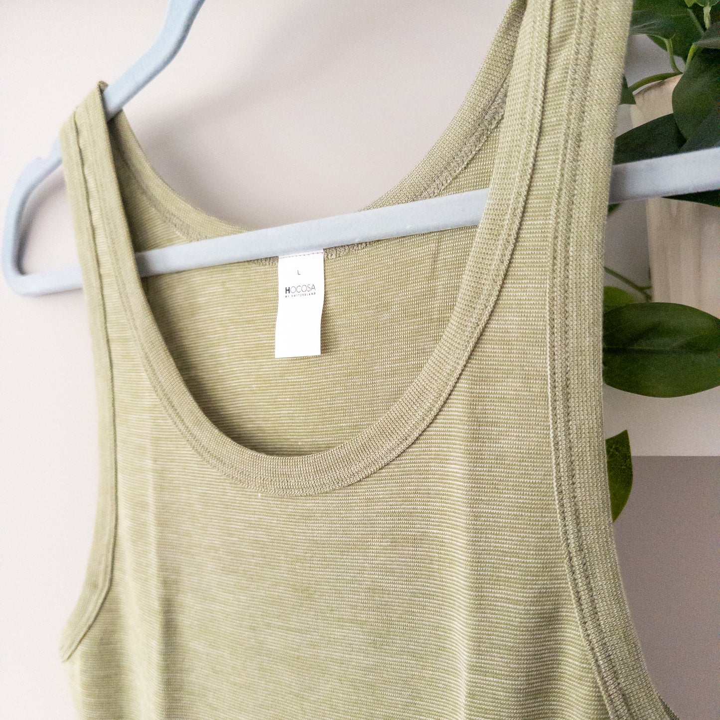 OUTLET HOCOSA Sleeveless Shirt in Organic Cotton/Wool/Silk for Men or Women