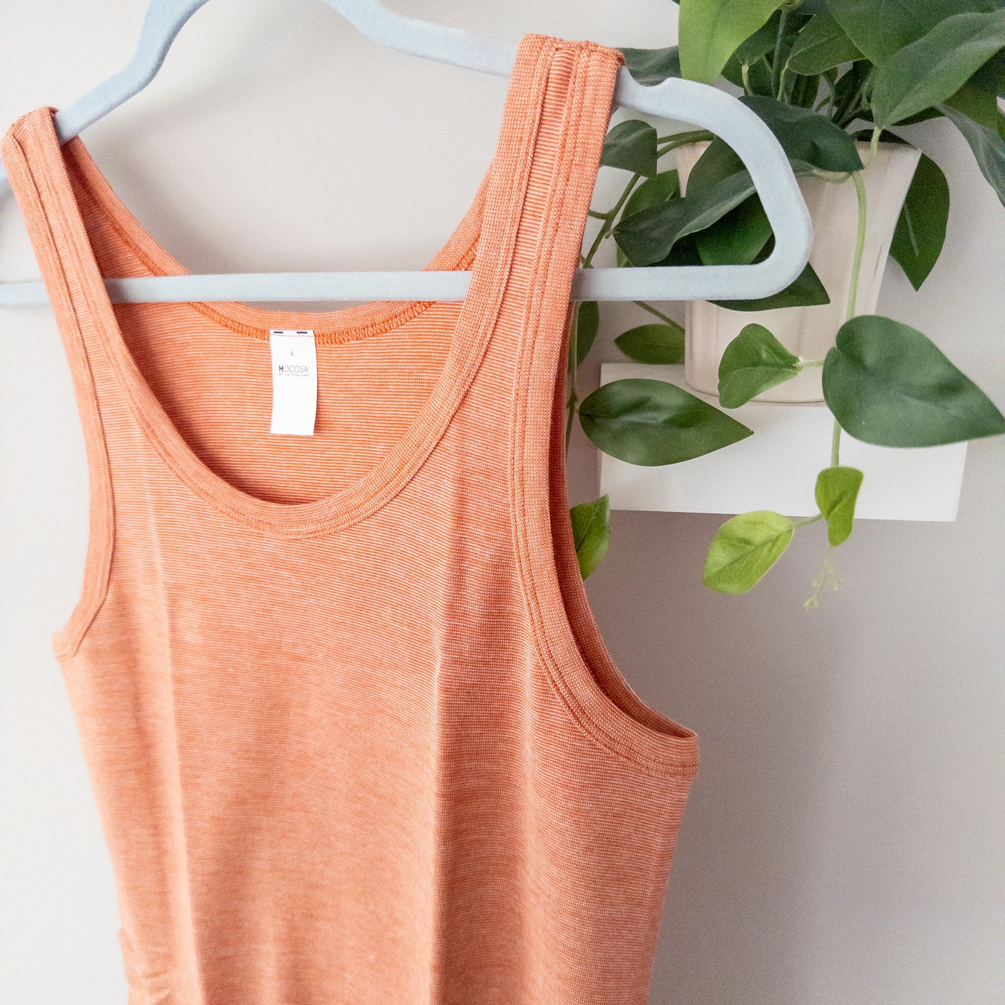 OUTLET HOCOSA Sleeveless Shirt in Organic Cotton/Wool/Silk for Men or Women