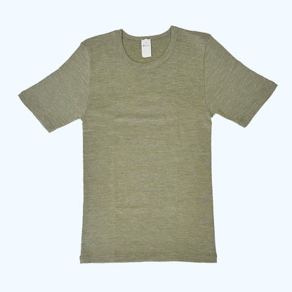 HOCOSA Short-Sleeve Shirt in Organic Cotton/Wool/Silk for Men or Women