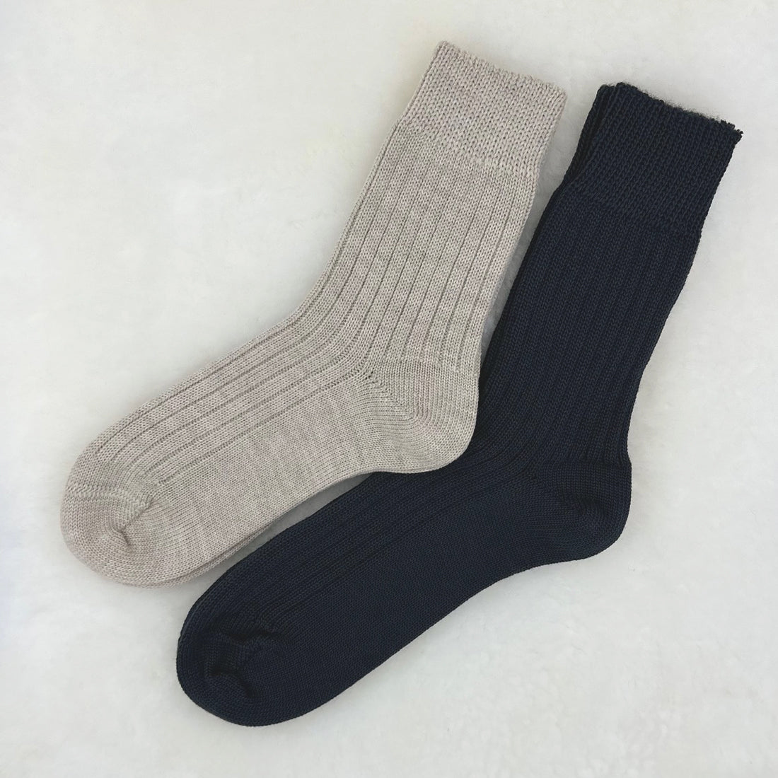 GRÖDO Organic Wool Socks, Heavier-Weight - for Adults