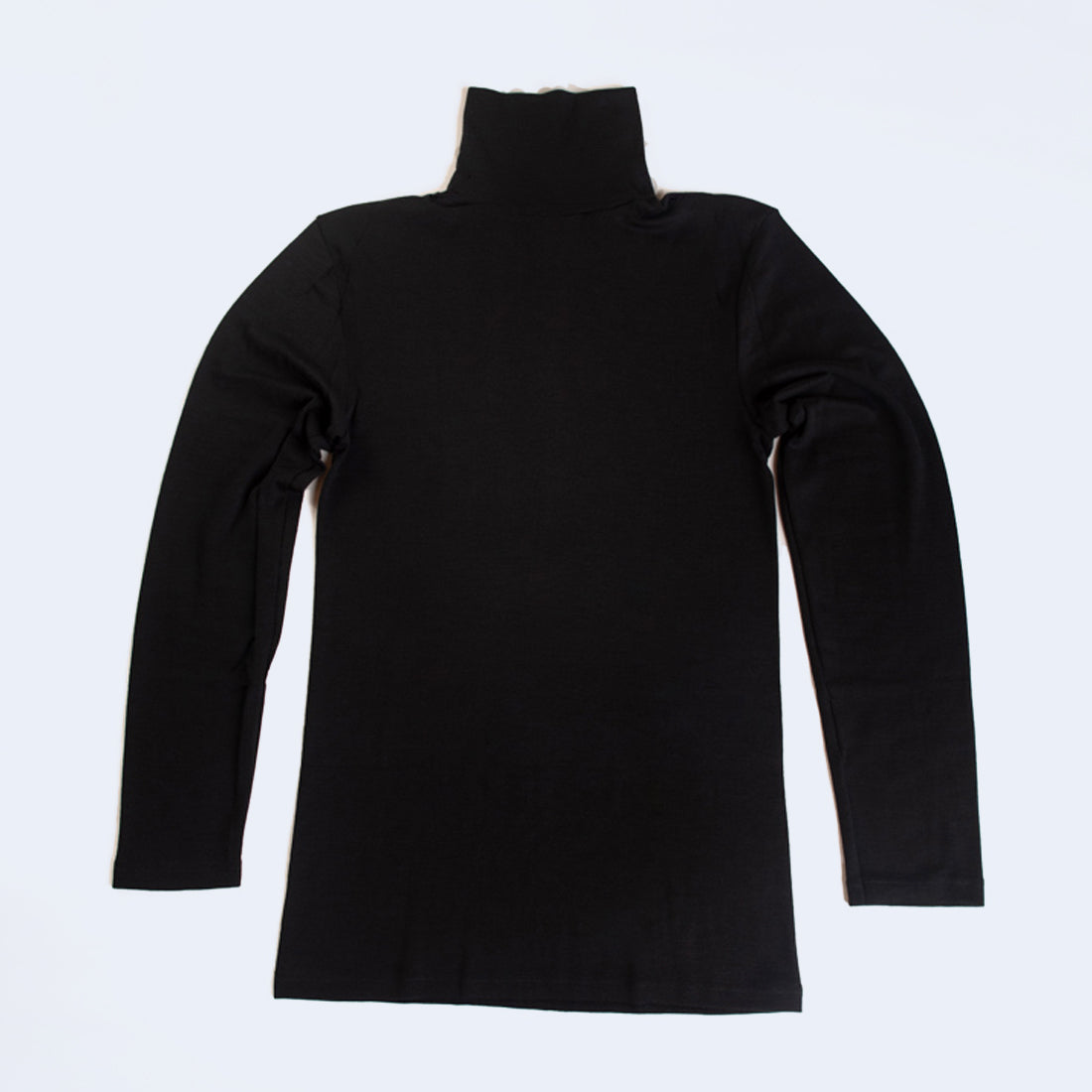 OUTLET Hocosa Polo Neck Undershirt in Organic Wool/Silk Blend - Unisex