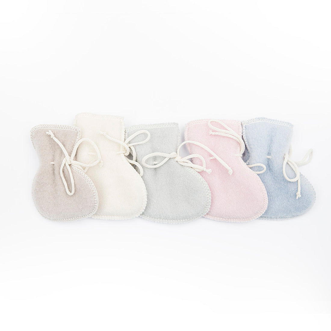 OUTLET LANACare Baby Booties in Organic Merino Wool