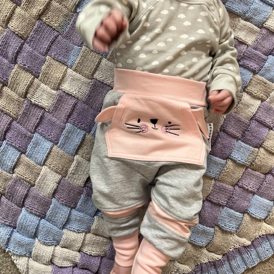 Geggamoja®Animal-Pocket Baby/Kid Pants in Organic Cotton, newborn - 4 yr