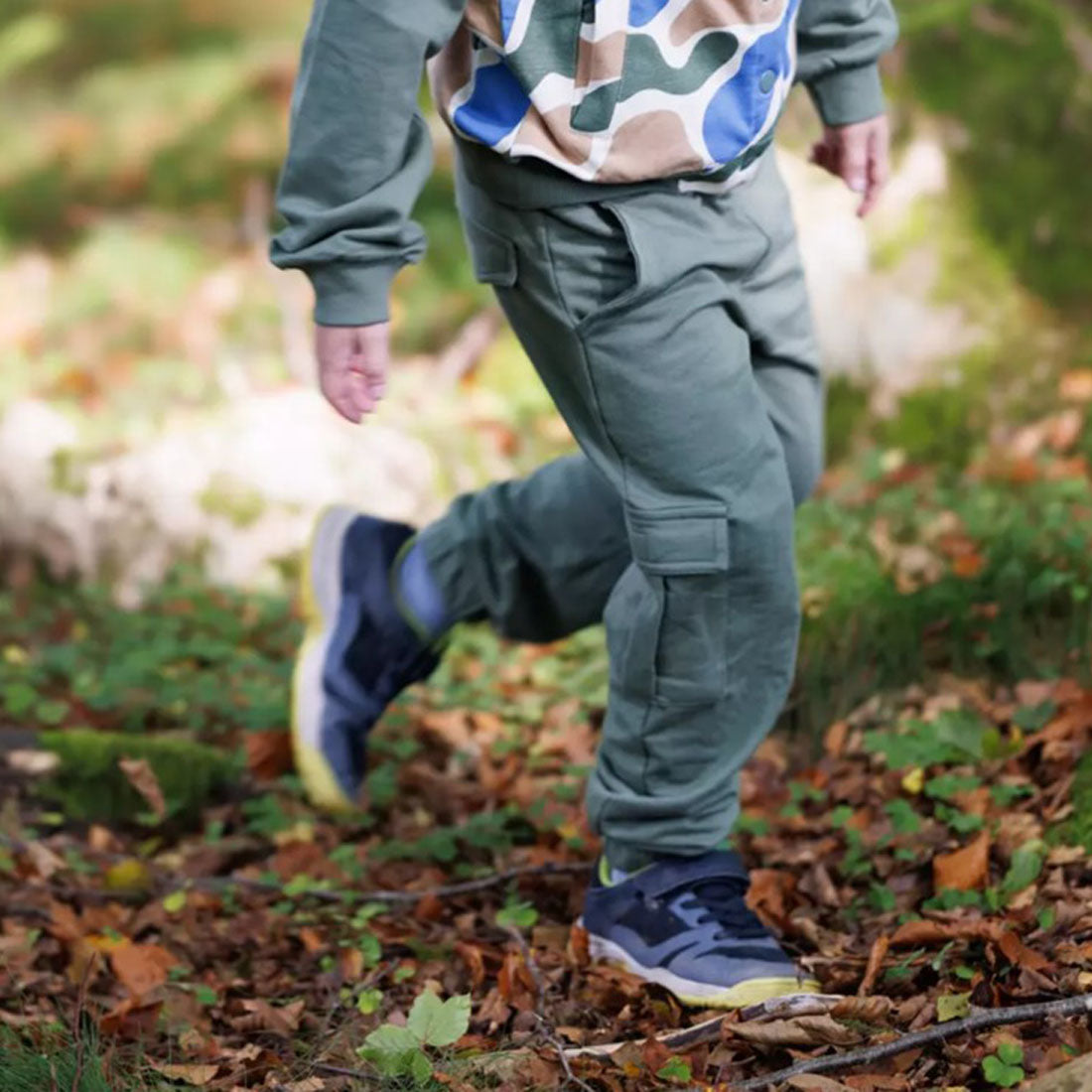 OUTLET Geggamoja® Cargo-Style Sweat Pants in Organic Cotton