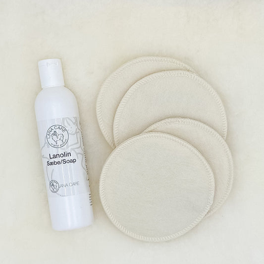 LANACare Organic Merino Wool Nursing Pad Combo