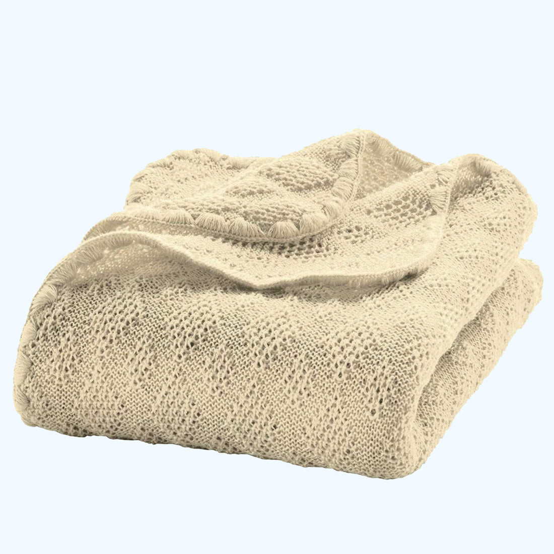 DISANA Classic Organic Merino Wool Baby Blanket