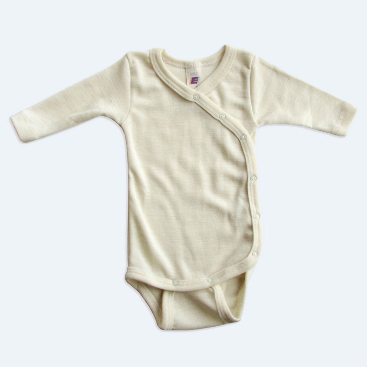 Cafe Justerbar Rede Engel Baby Body Shirt, Kimono Style – Danish Woolen Delight