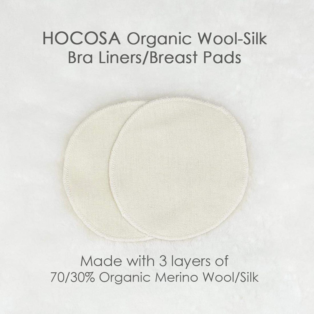 HOCOSA Wool-Silk Bra Liners – Danish Woolen Delight