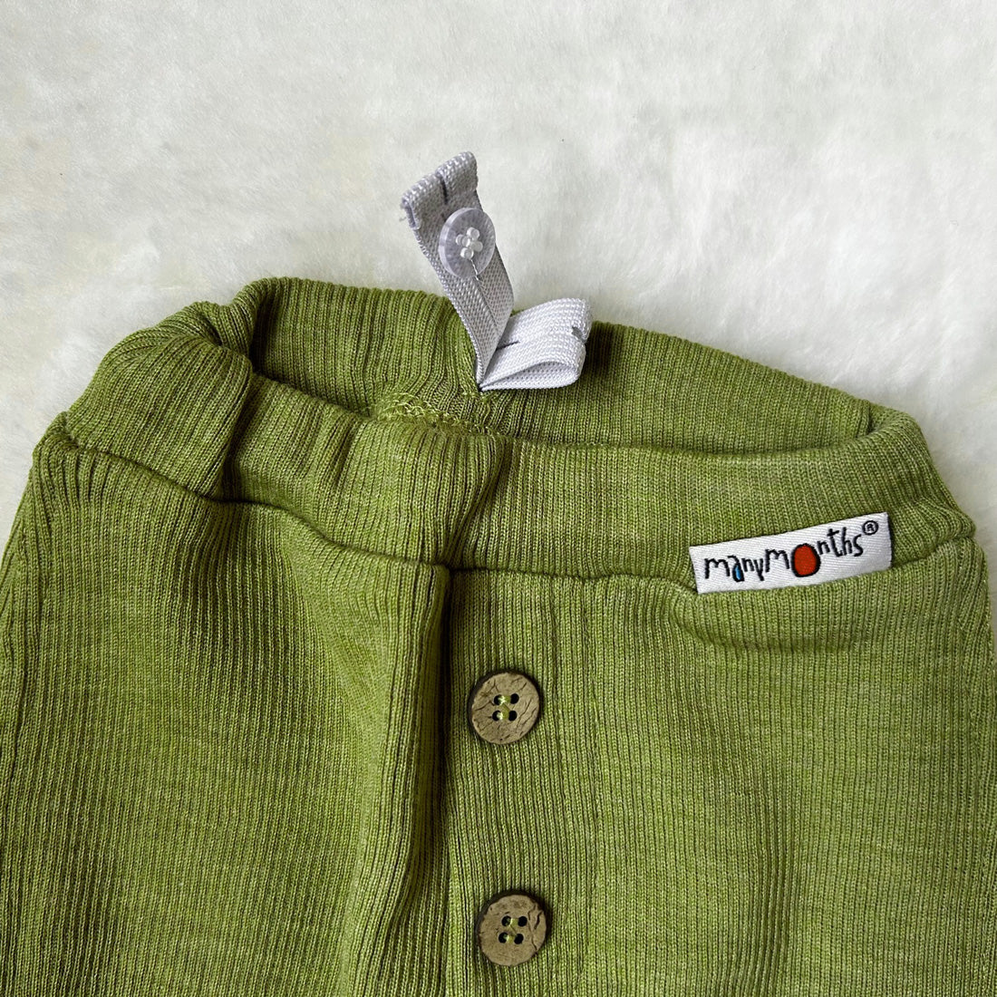 ManyMonths® Natural Woollies Baby Joggers with Reinforced Knees