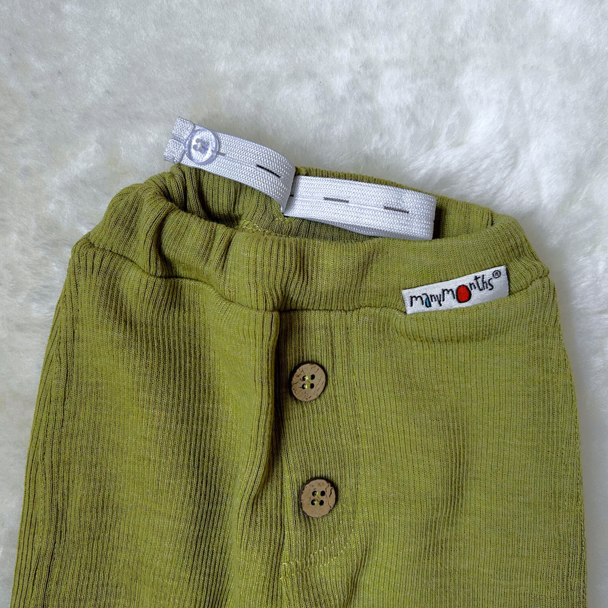 ManyMonths® Natural Woollies Baby Joggers with Reinforced Knees