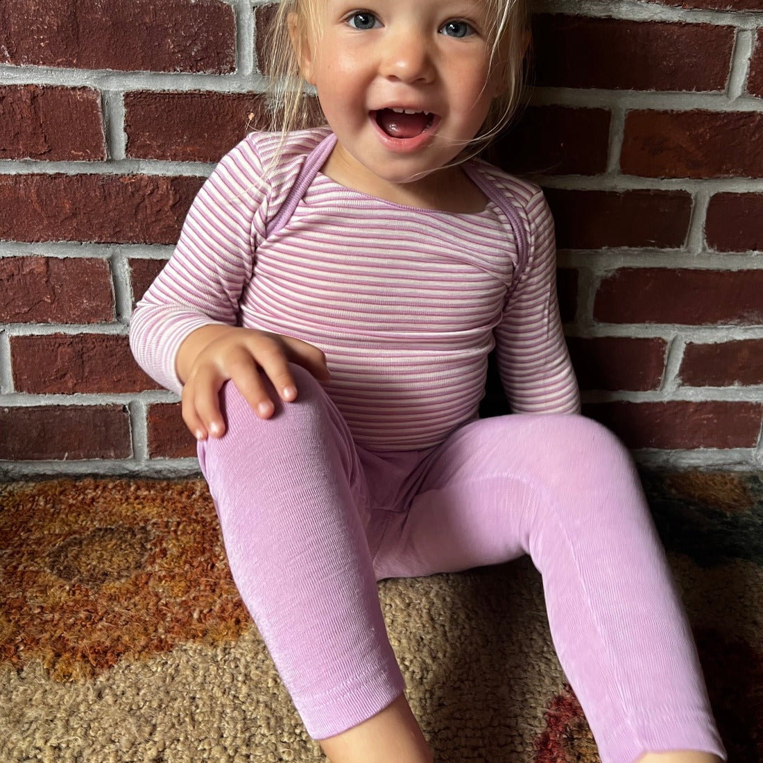 ENGEL Organic Wool/Silk Kids Leggings, Solid Colors