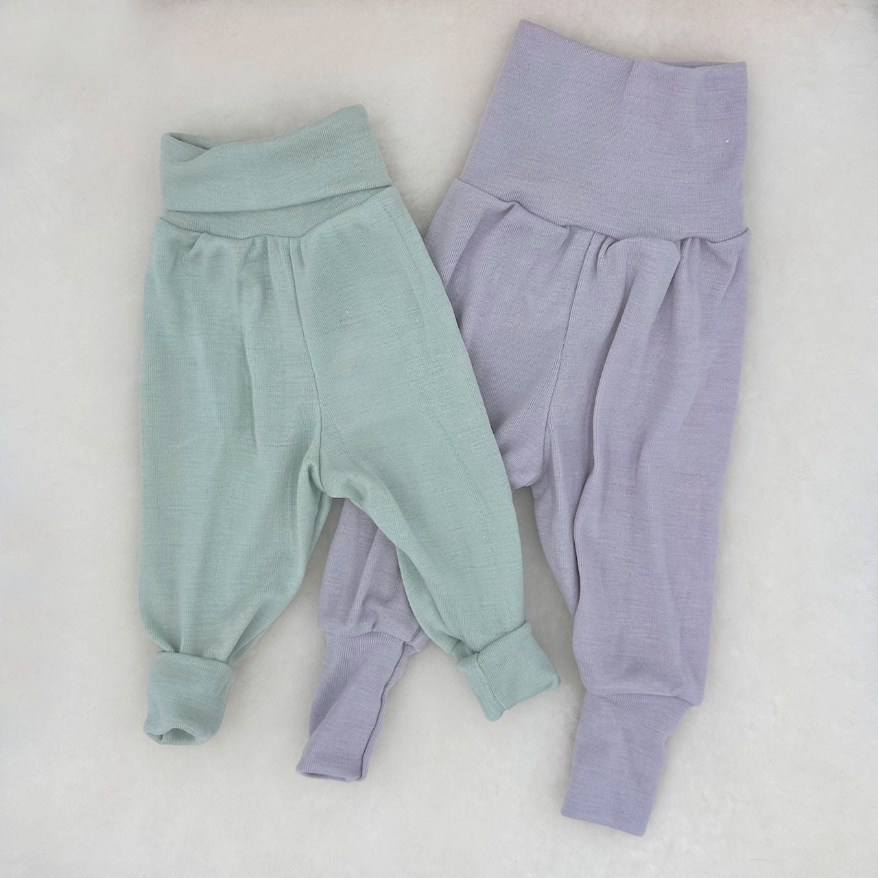 ENGEL Organic Wool/Silk Baby Pants in PASTELS