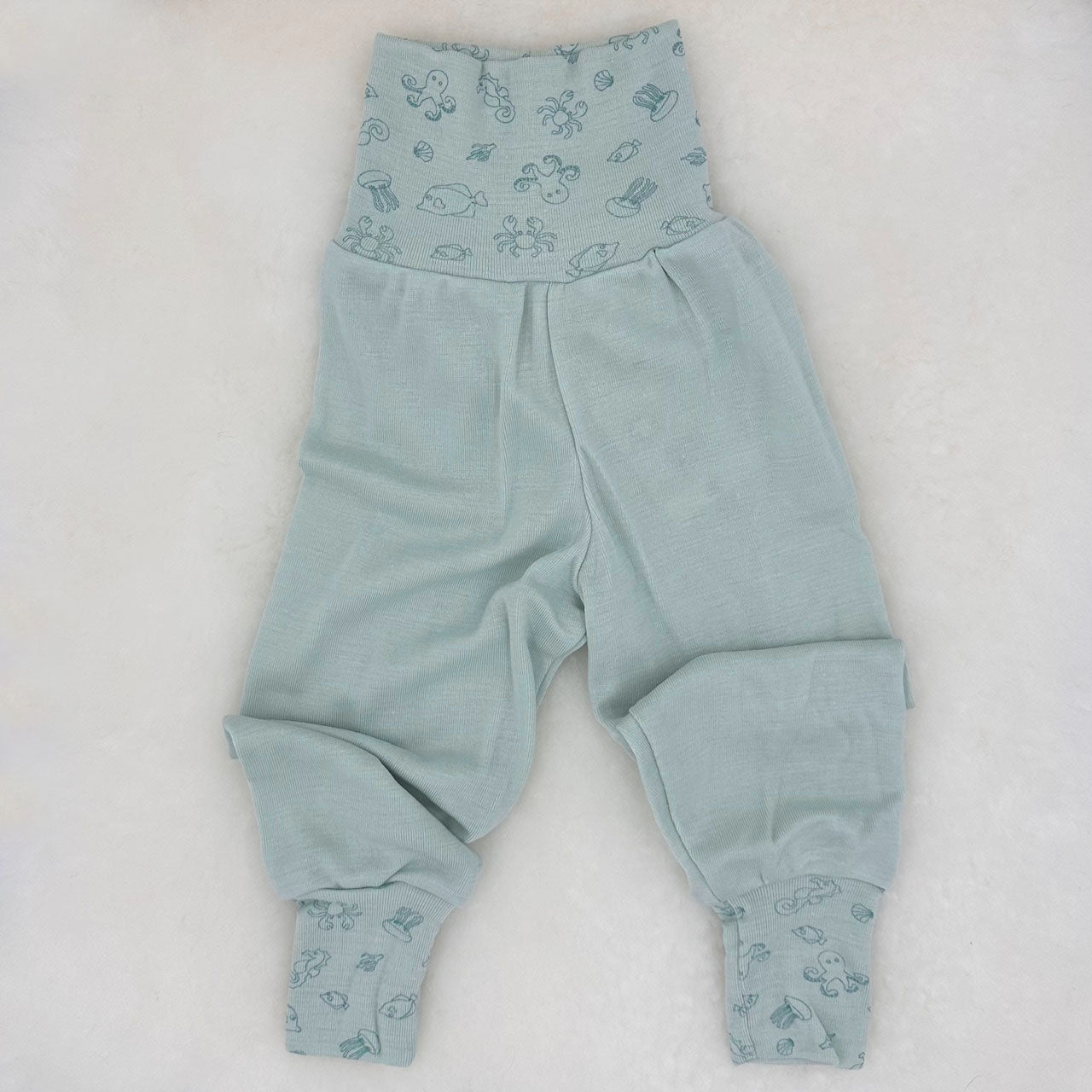 ENGEL Organic Wool/Silk Baby Pants in PASTELS