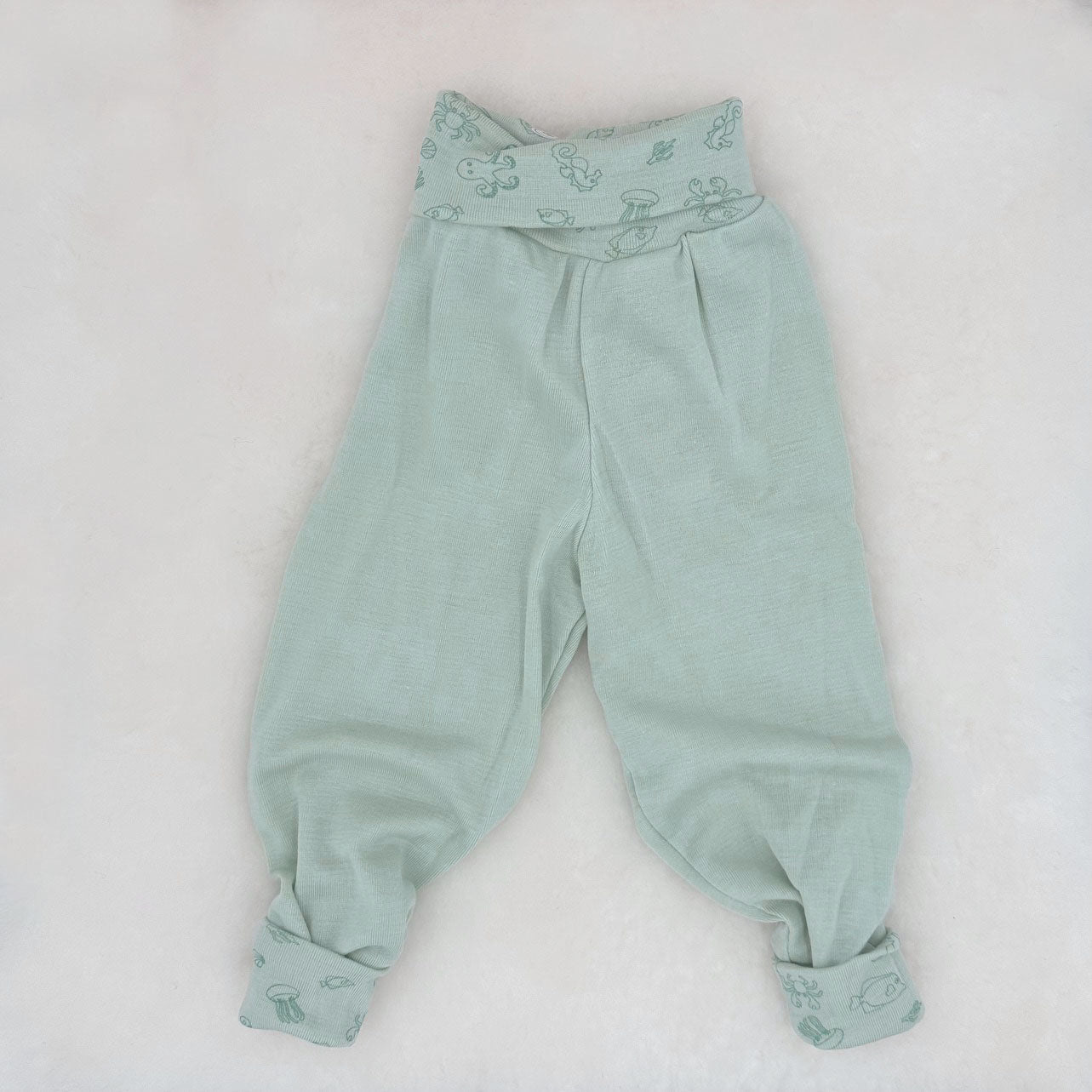 ENGEL Organic Wool/Silk Baby Pants in PASTELS