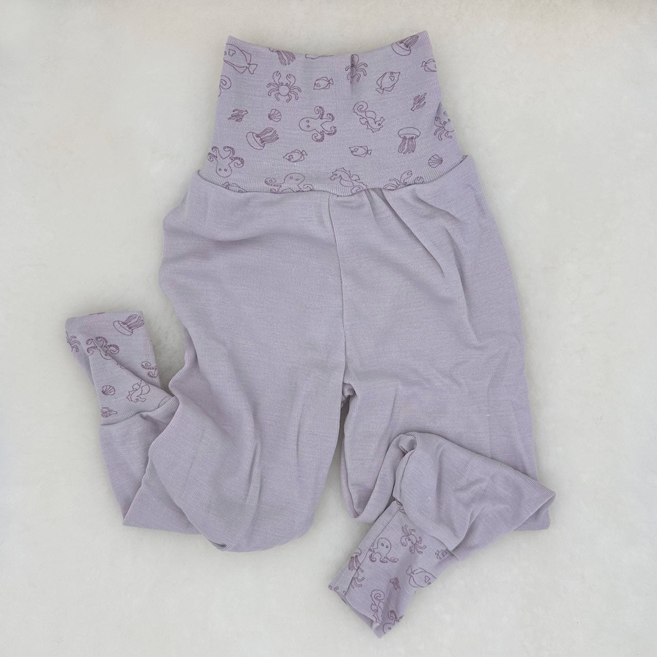 ENGEL Organic Wool/Silk Baby Pants in PASTELS