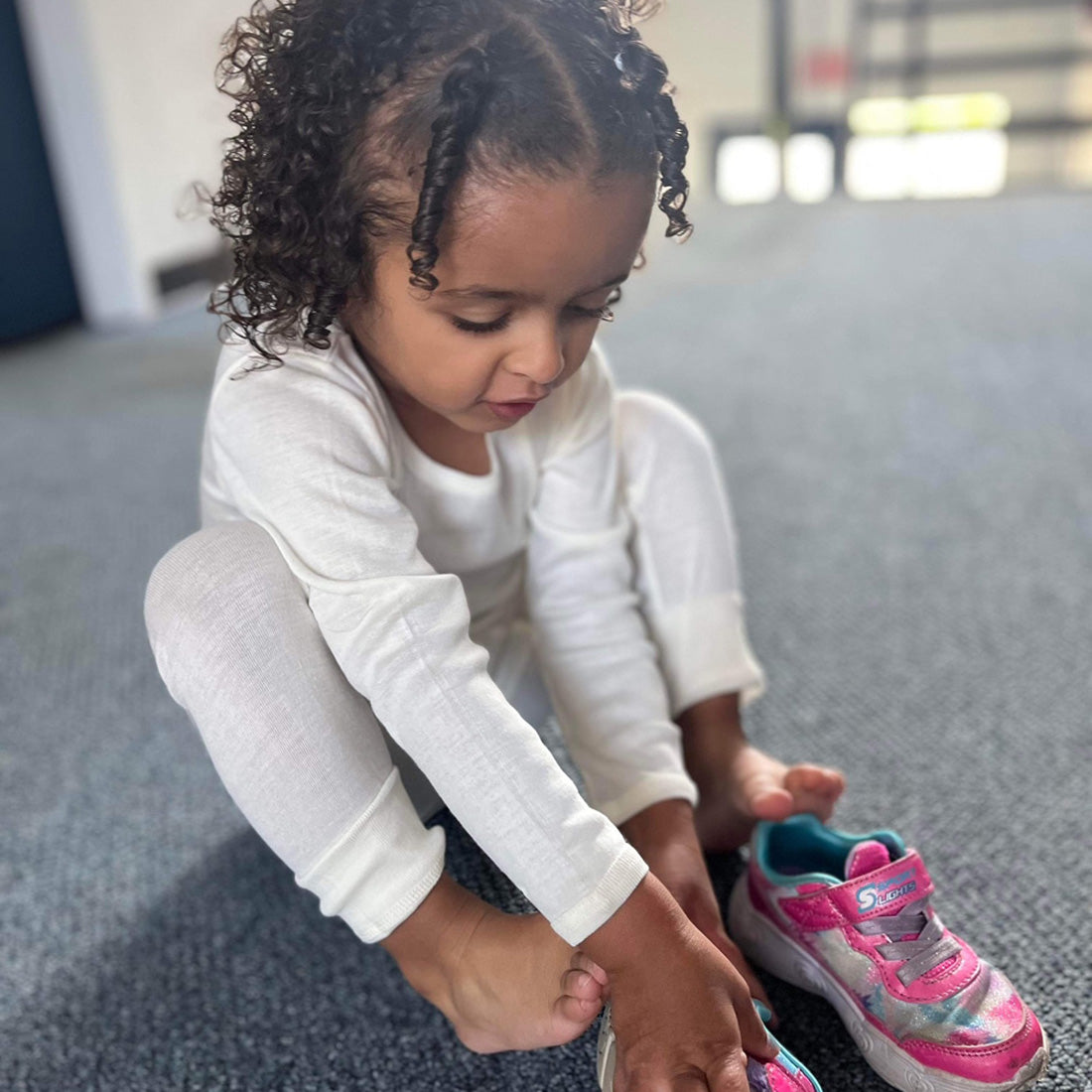 OUTLET HOCOSA Kid's Organic Cotton/Silk Underwear Pants - NATURAL WHITE - Size 164 (14 yr)