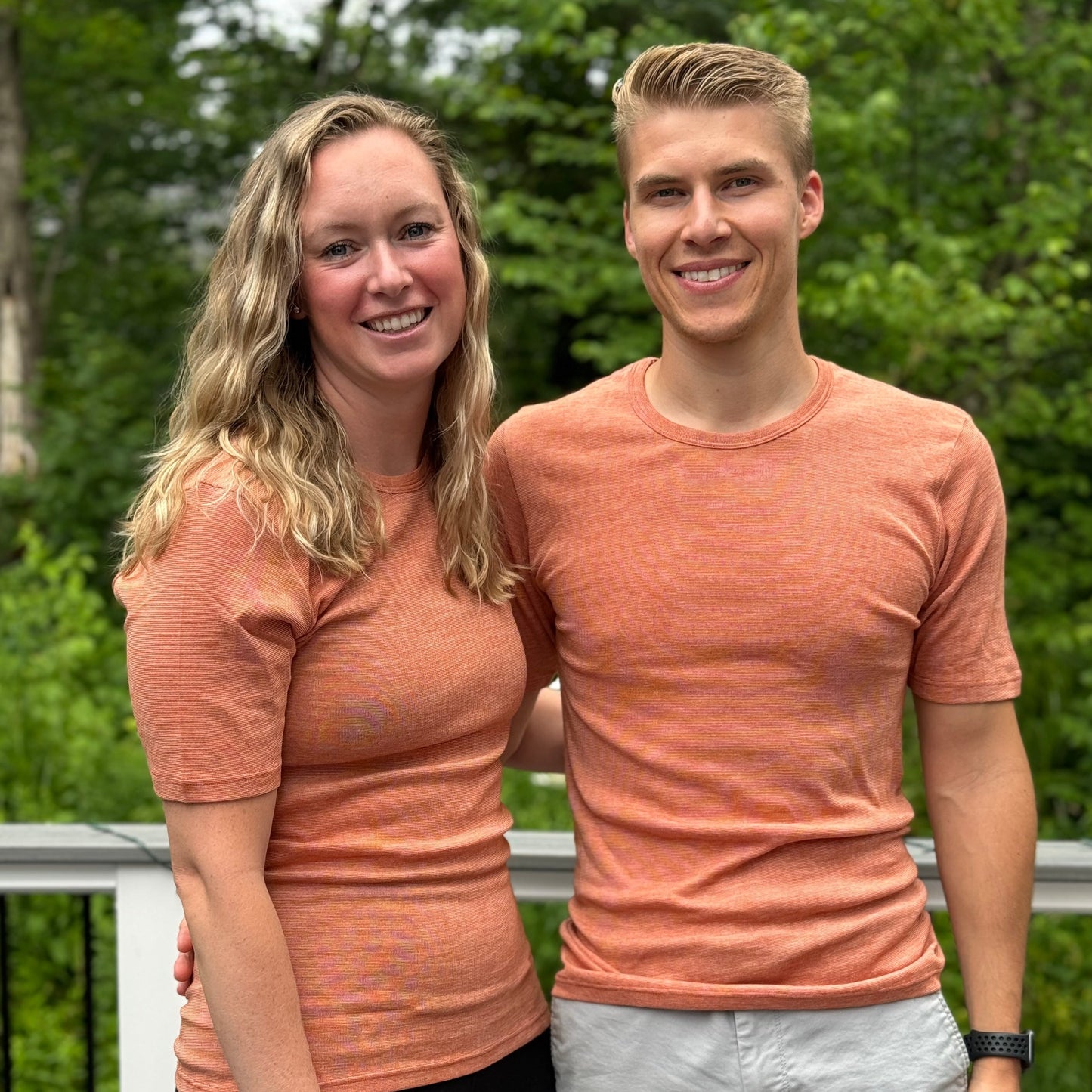 HOCOSA Short-Sleeve Shirt in Organic Cotton/Wool/Silk for Men or Women