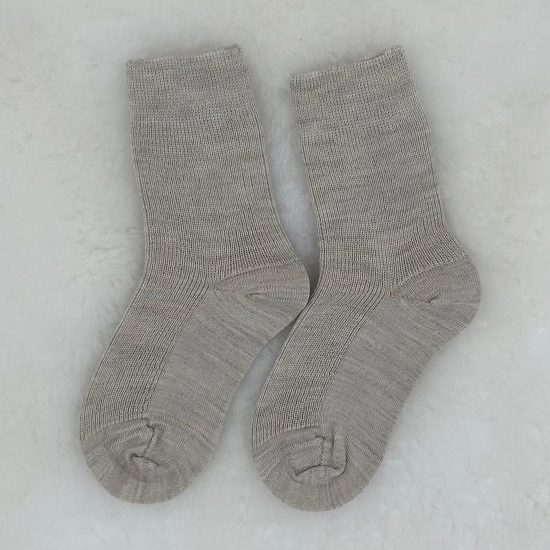 GRÖDO Toddler/Kids Organic Wool Socks, Thin