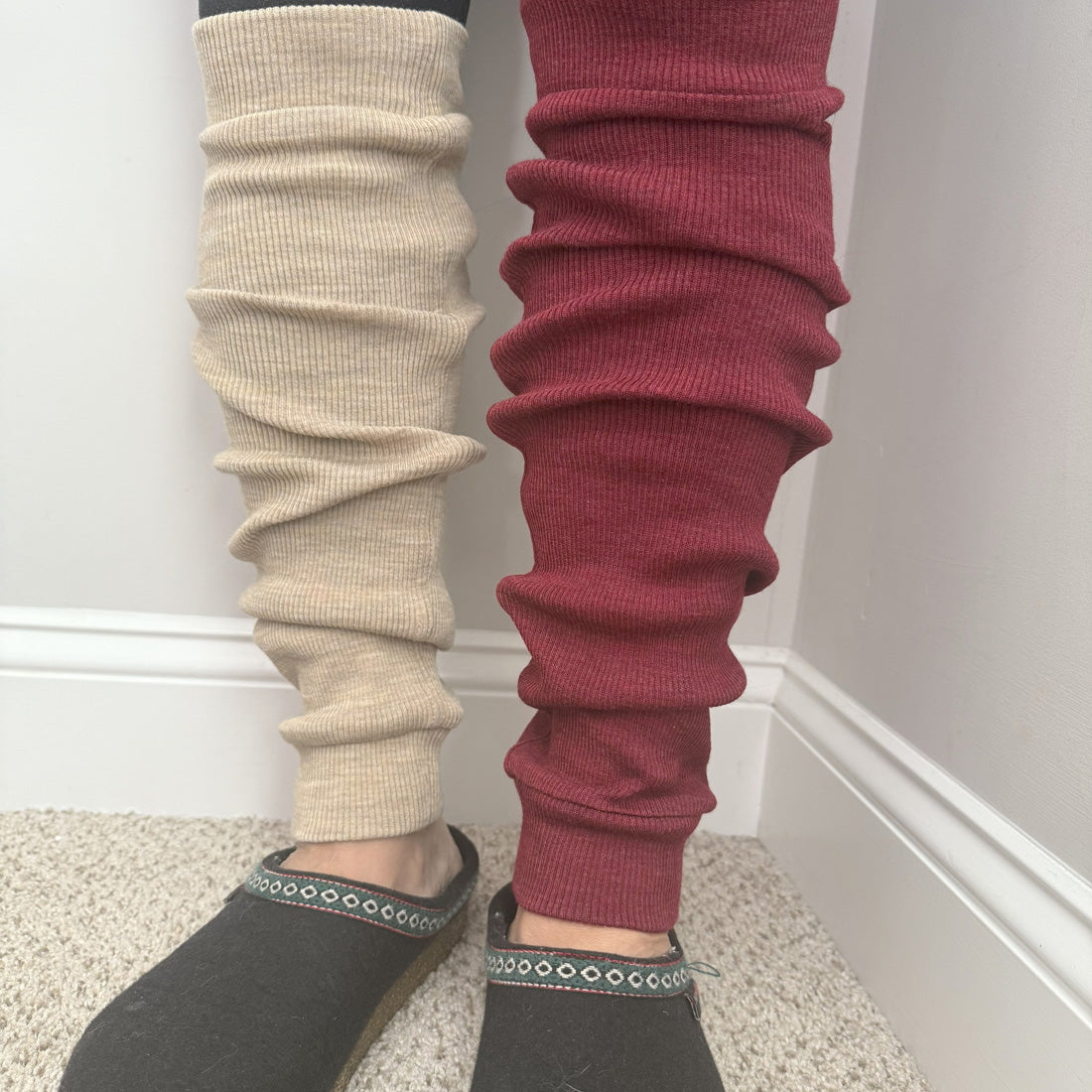 ManyMonths/MaM® Merino Wool Leg-Warmers for Teens and Adults