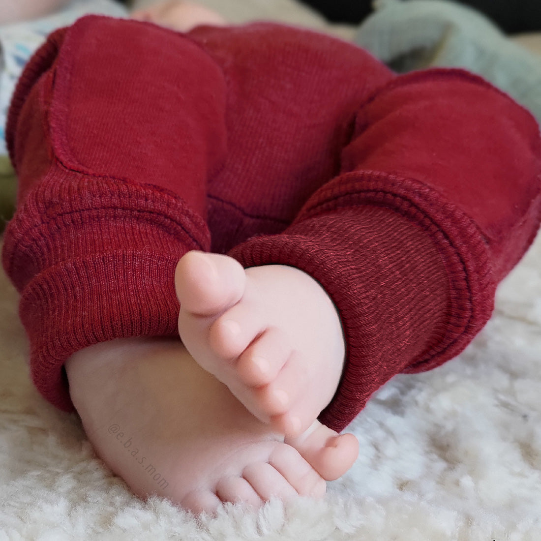 ManyMonths® Natural Woollies Baby Joggers with Reinforced Knees