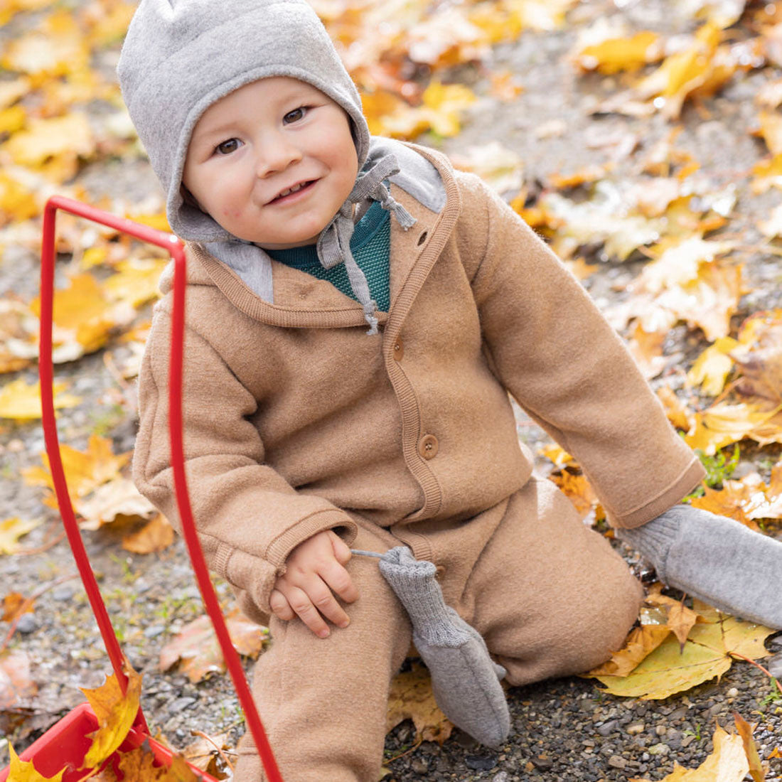 DISANA Boiled Wool Mittens in Organic Merino Wool for Baby/Toddler/ Kids