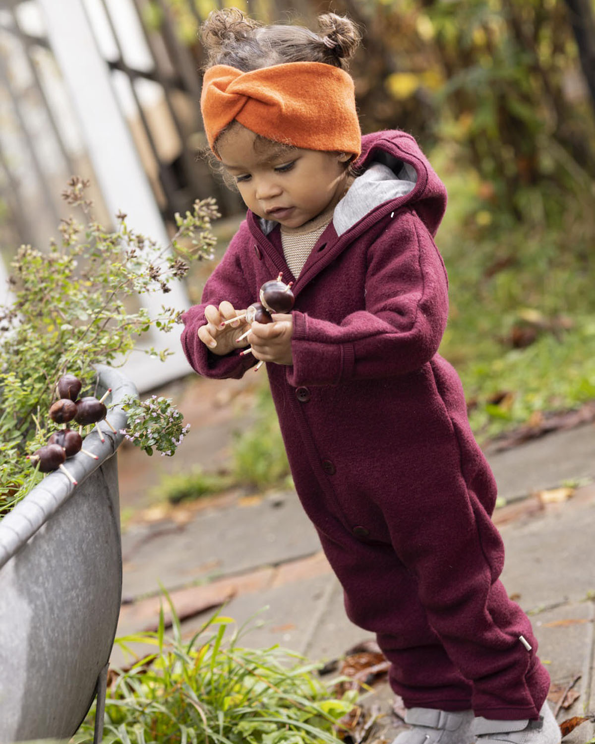 DISANA Boiled Wool Zip-Up Overall