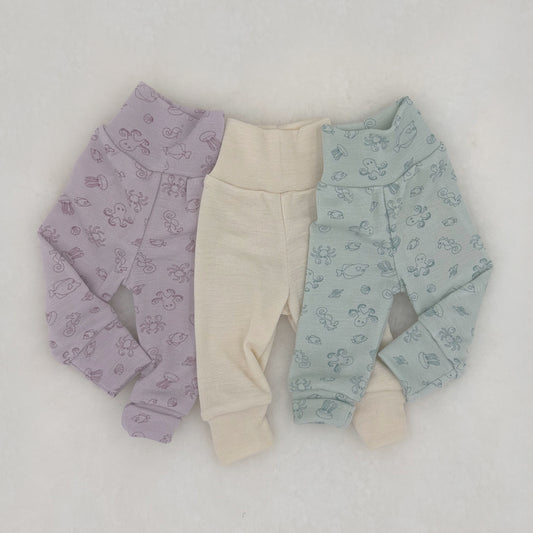 ENGEL Organic Wool/Silk Pants for PREMATURE Baby