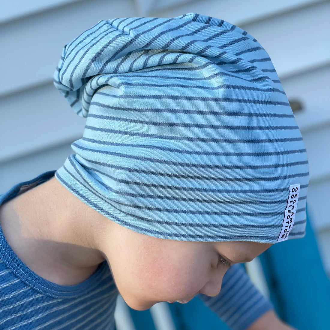 Geggamoja® Organic Cotton Cap Classic Scandinavian Stripes - VARIETY OF COLORS - Baby to Adult