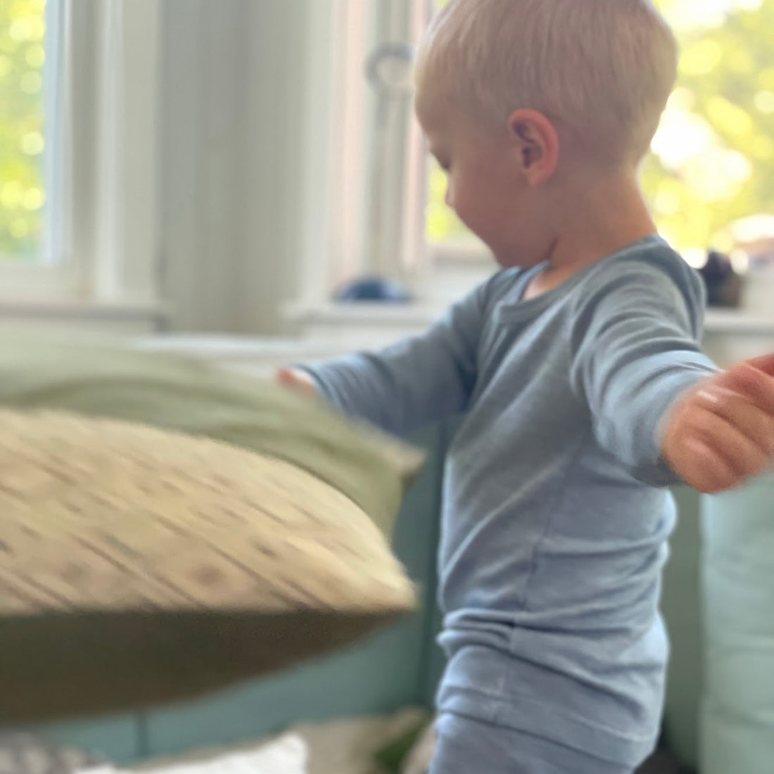 HOCOSA Kid's Organic Wool/Silk Underwear Shirt with Long Sleeves - VARIOUS COLORS