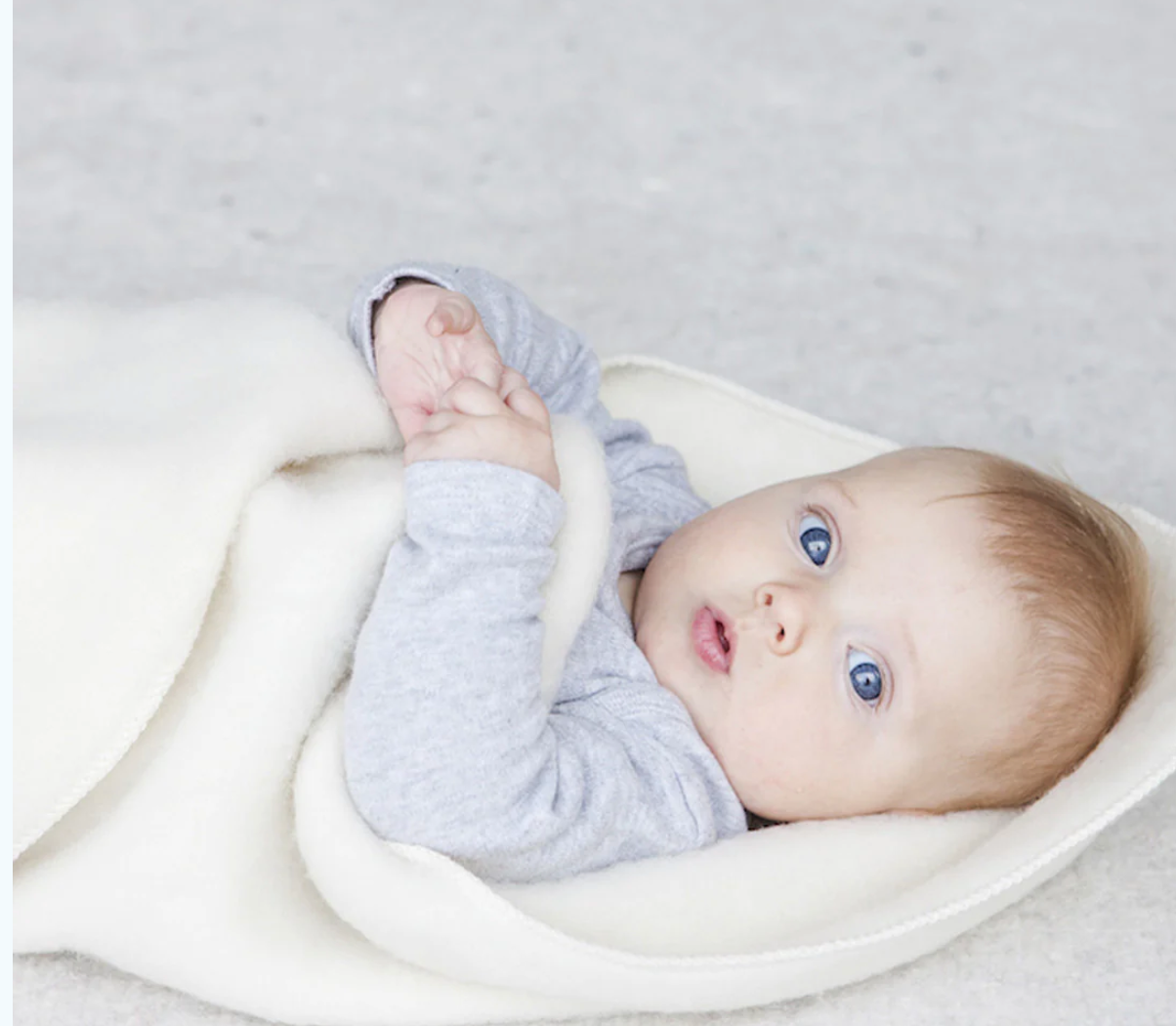 LANACare "Junior" Blanket in Organic Merino Wool