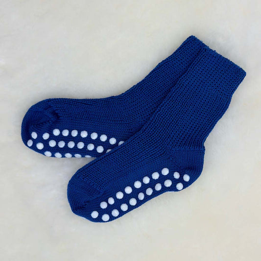 GRÖDO Organic Wool Non-Skid Socks