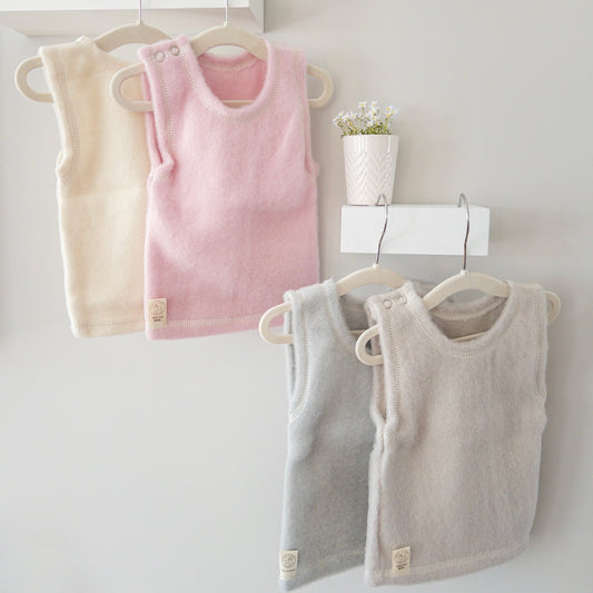 LANACare Baby/Toddler Vest in Organic Merino Wool - up to 9 mo.