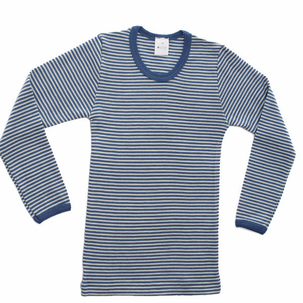 OUTLET HOCOSA Kid's Organic Wool/Silk Undershirt with Long Sleeves
