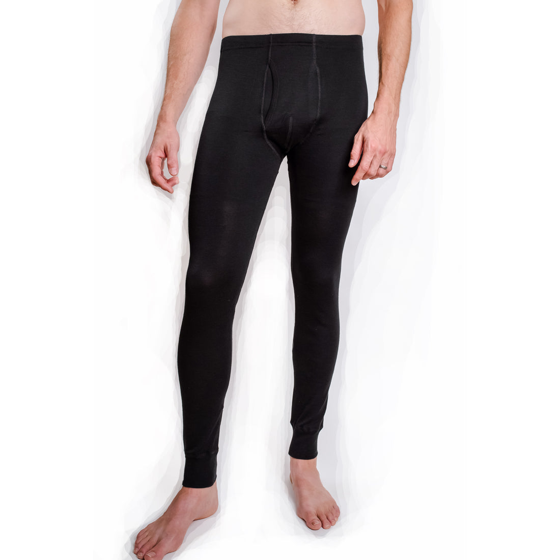 OUTLET Hocosa Men's Long Underwear Pants in Organic Wool/Silk Blend