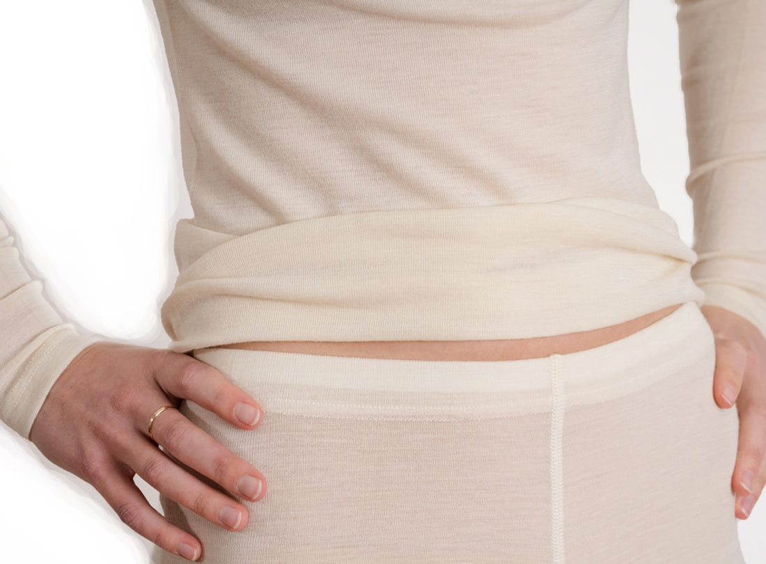 HOCOSA Women's Organic Wool/Silk Long Underwear Pants