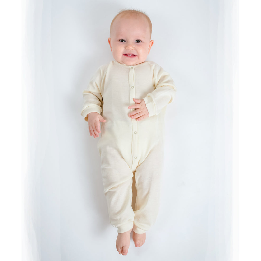 HOCOSA Organic Wool/Silk Baby Overall for Baby/Toddler