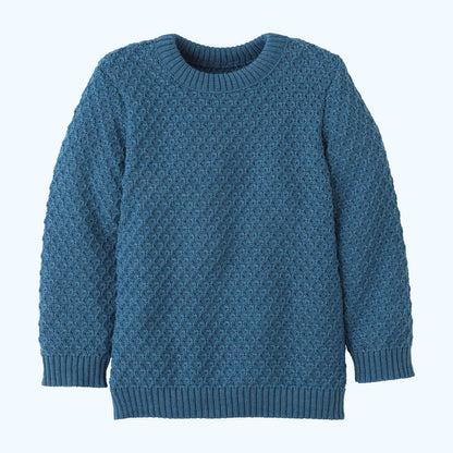DISANA Aran Pull-Over Sweater for Toddlers/Kids in Organic Merino Wool