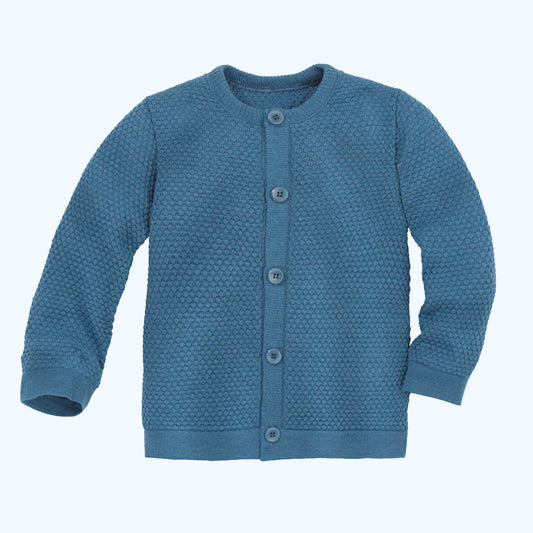 OUTLET DISANA Organic Merino Wool Honeycomb Cardigan for Babies & Kids