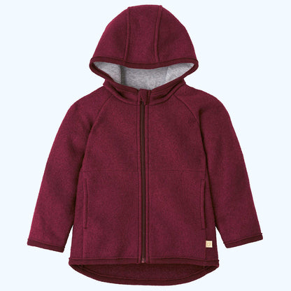 DISANA Kids Boiled Wool Zip Jacket